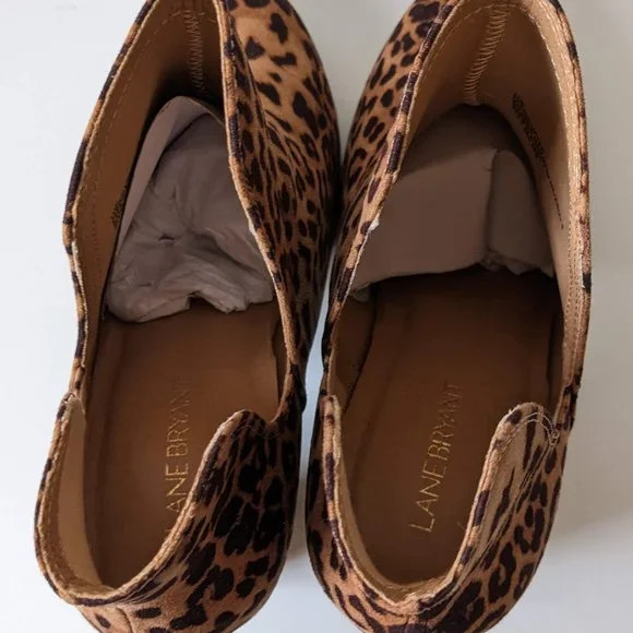 Lane Bryant Dream Cloud Cutout High Heel Bootie - Leopard - 11W - Picture 11 of 15